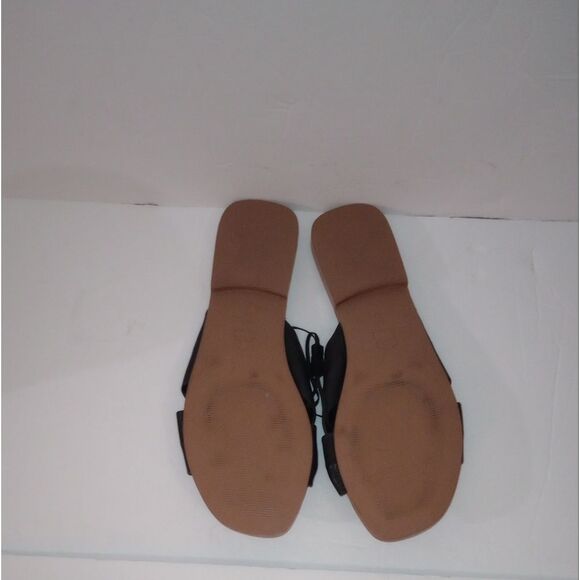 🆕👡LOFT Knotted Leather Sandals - Black, Sz 8 - Picture 6 of 6